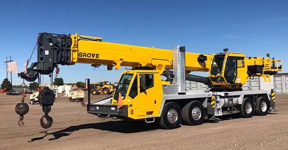 Cranes sold by unreserved auction Cranes sold by unreserved auction